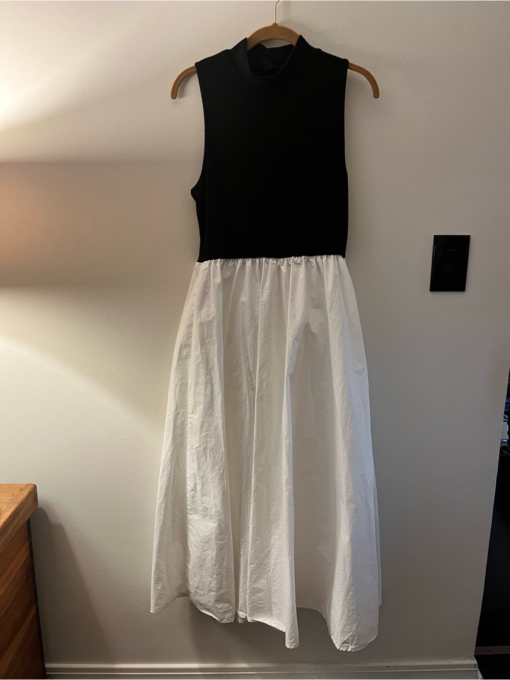SHEIN maxi dress (black/white) large
